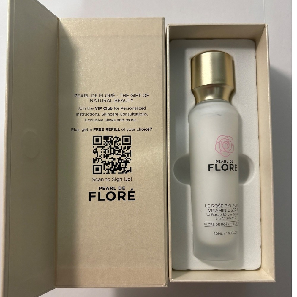 Pearl de Flore Le Rose Bio-Active Vitamin C Serum 50ml Flore de Rose Collection